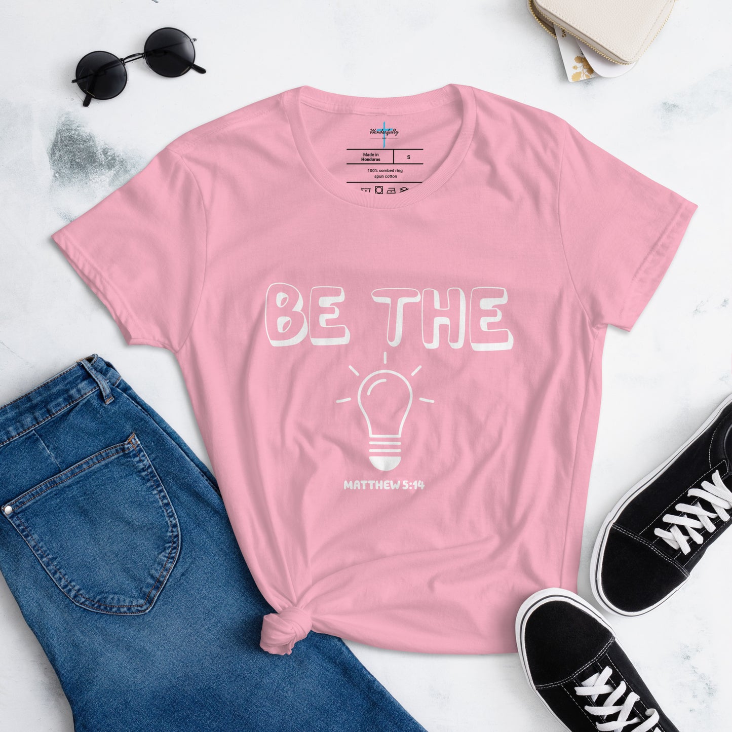 Be the Light - Women's short sleeve t-shirt