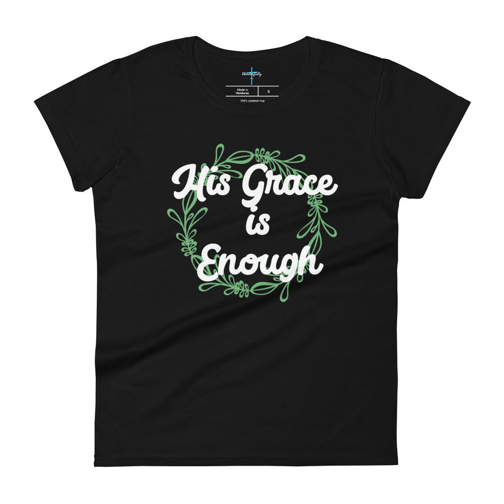 His Grace is Enough - Women's short sleeve t-shirt
