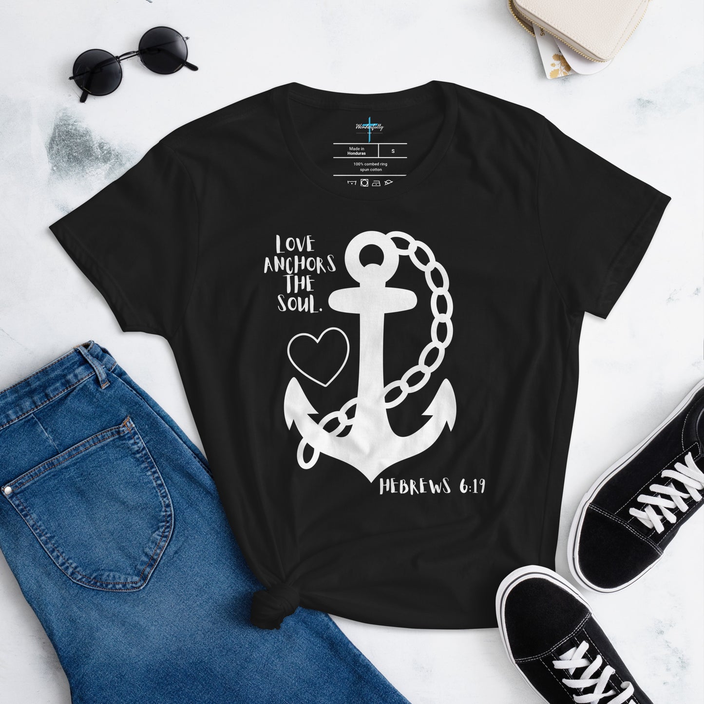 Love Anchors the Soul - Women's short sleeve t-shirt