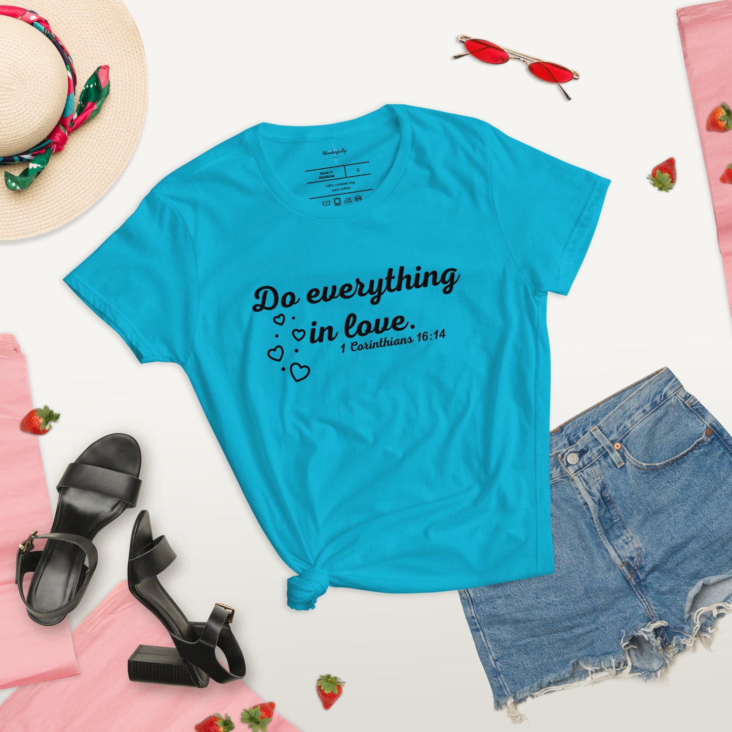 Do Everything in Love - Women's short sleeve t-shirt