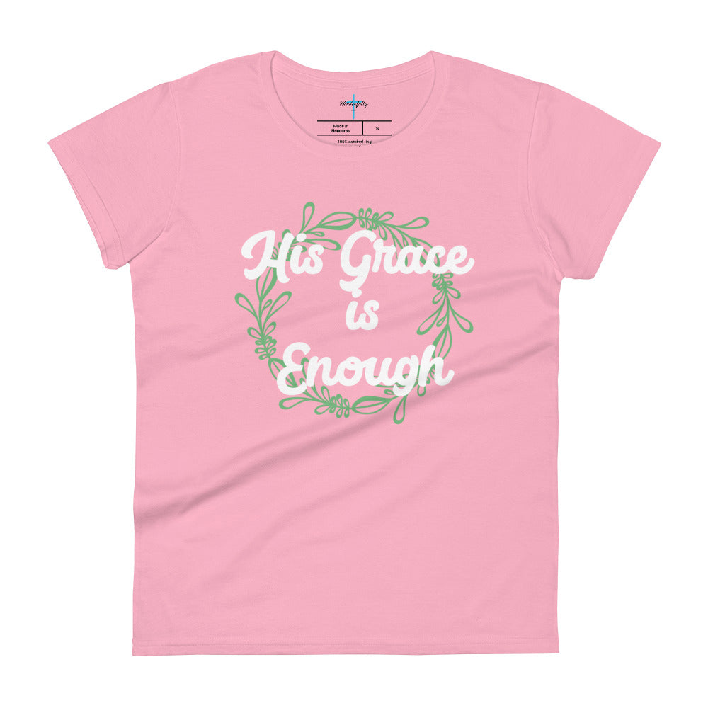 His Grace is Enough - Women's short sleeve t-shirt