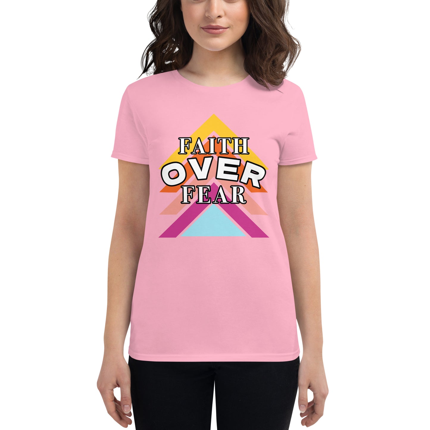 Faith Over Fear - Women's short sleeve t-shirt