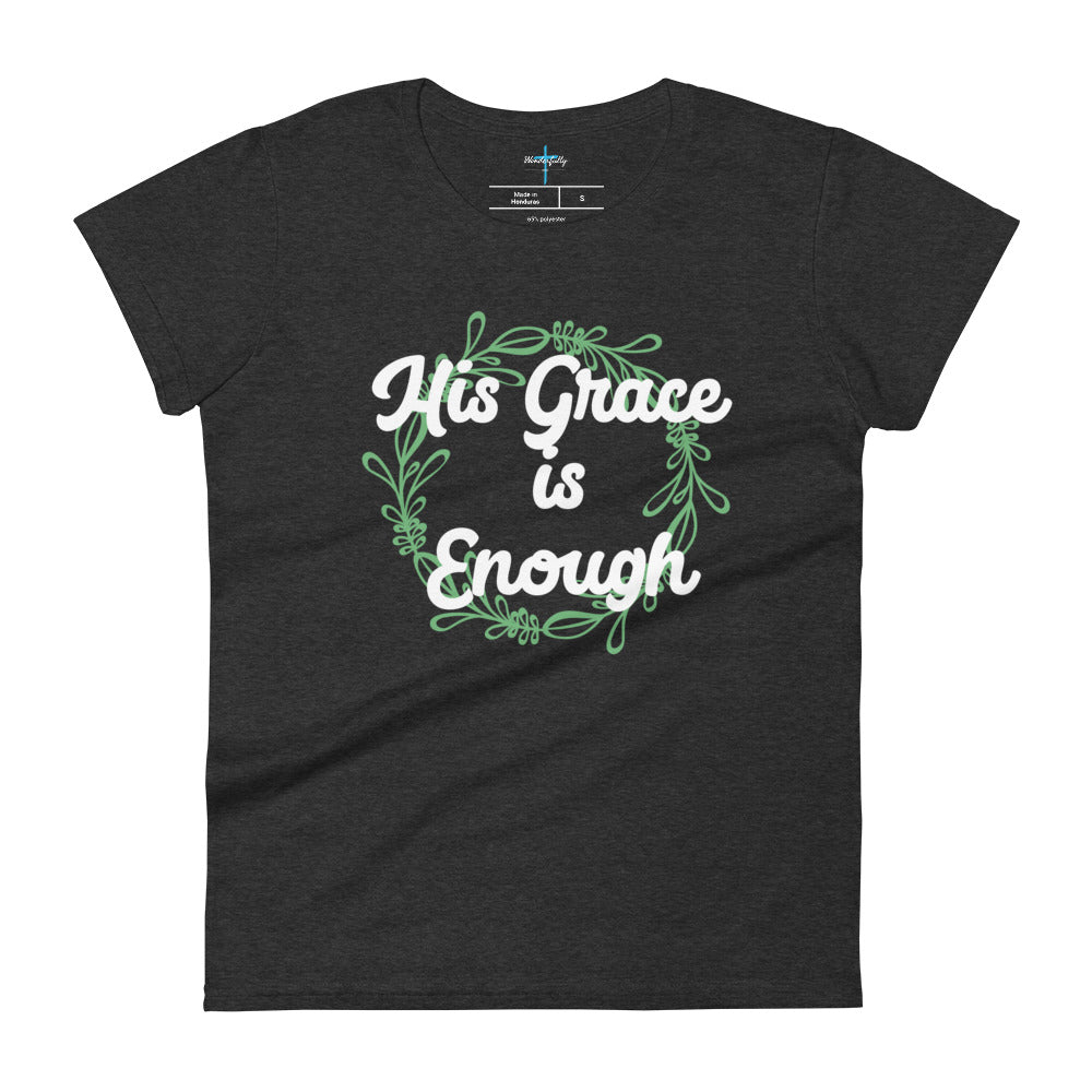 His Grace is Enough - Women's short sleeve t-shirt