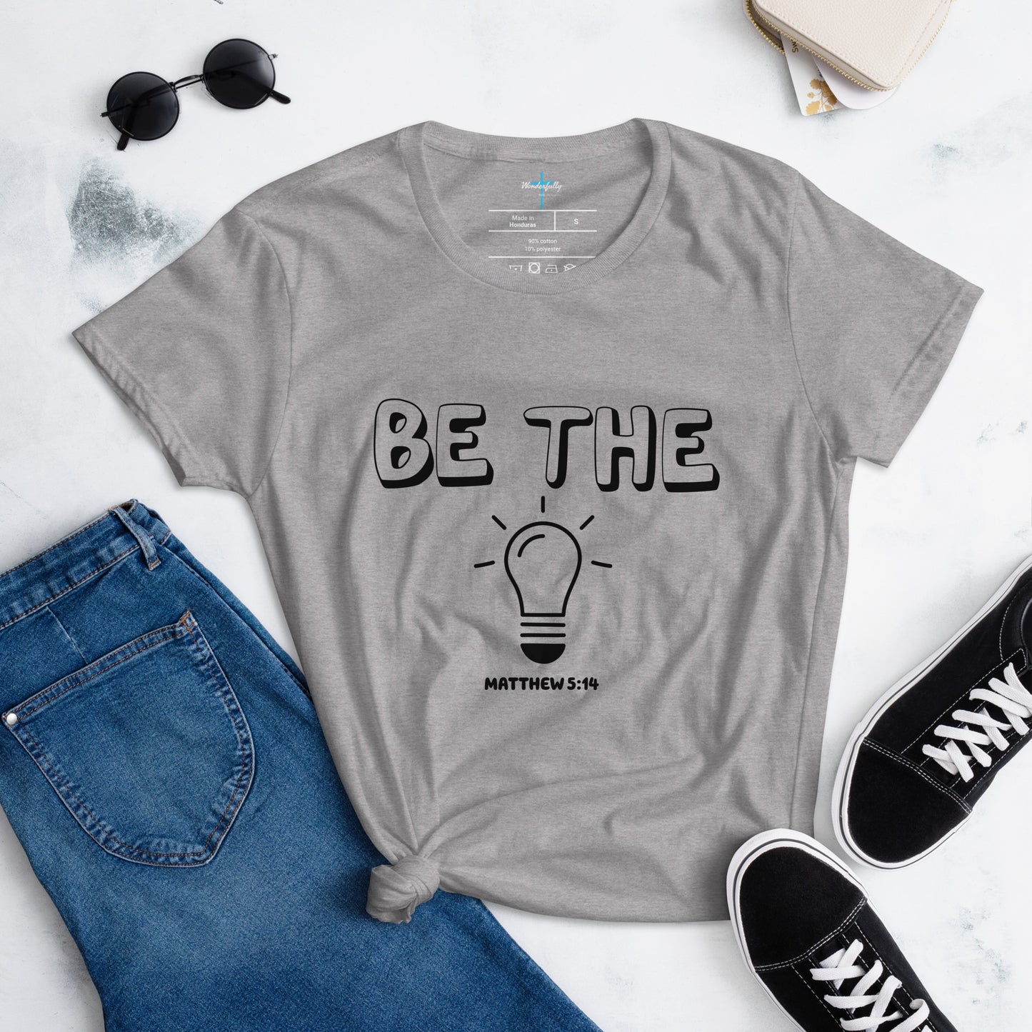 Be the Light - Women's short sleeve t-shirt