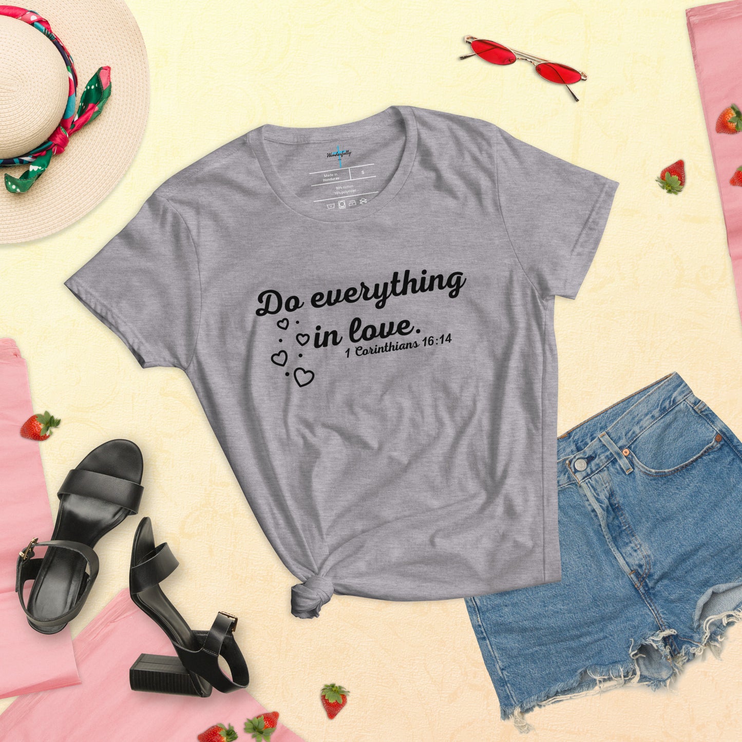 Do Everything in Love - Women's short sleeve t-shirt