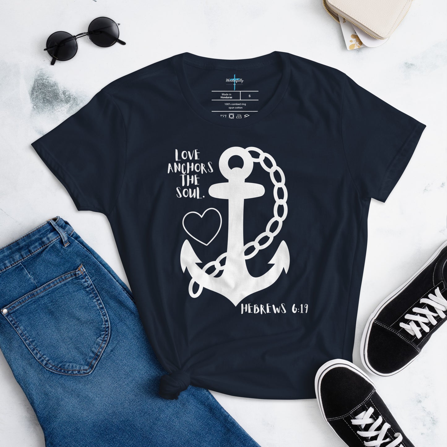 Love Anchors the Soul - Women's short sleeve t-shirt