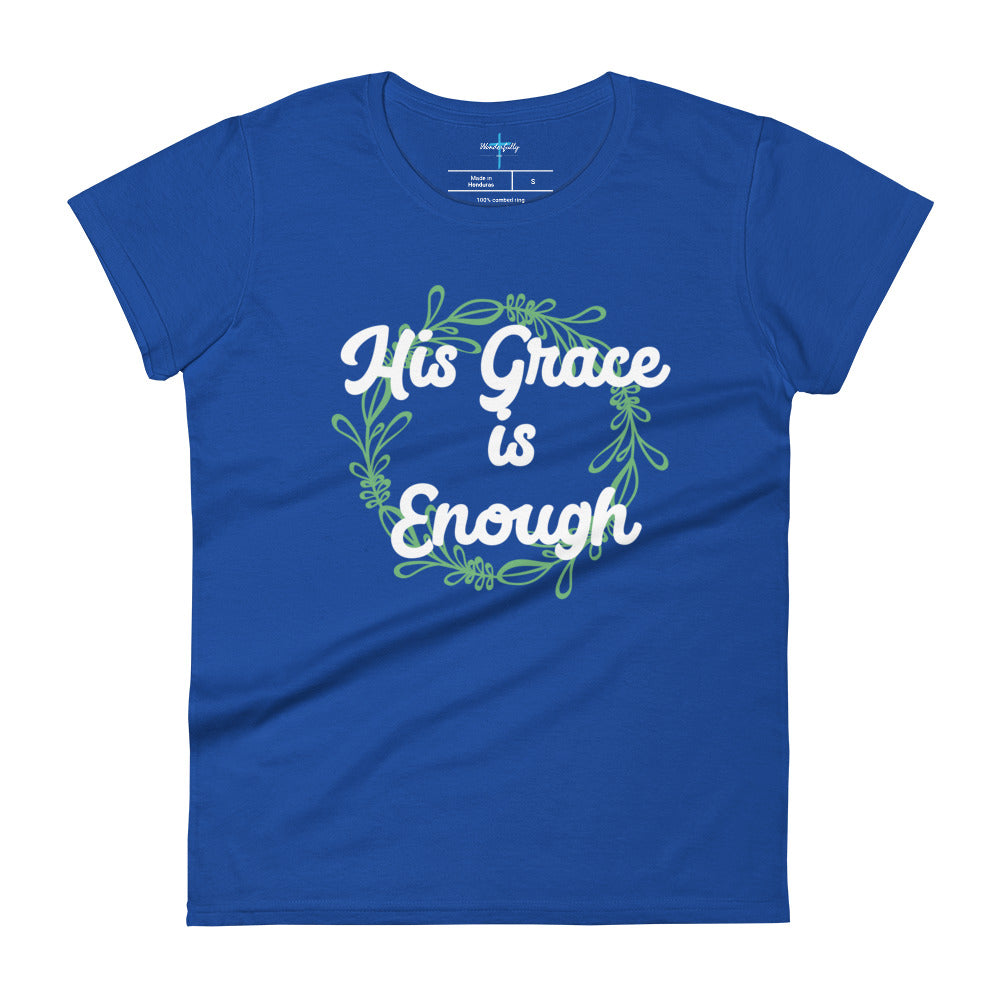 His Grace is Enough - Women's short sleeve t-shirt