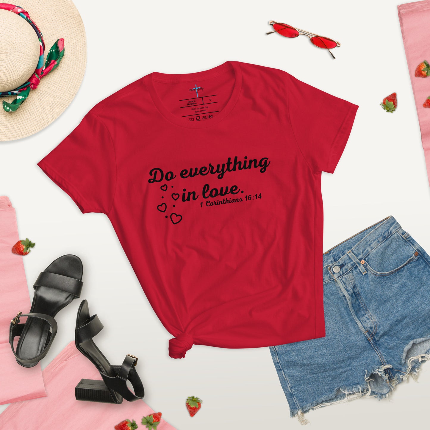 Do Everything in Love - Women's short sleeve t-shirt