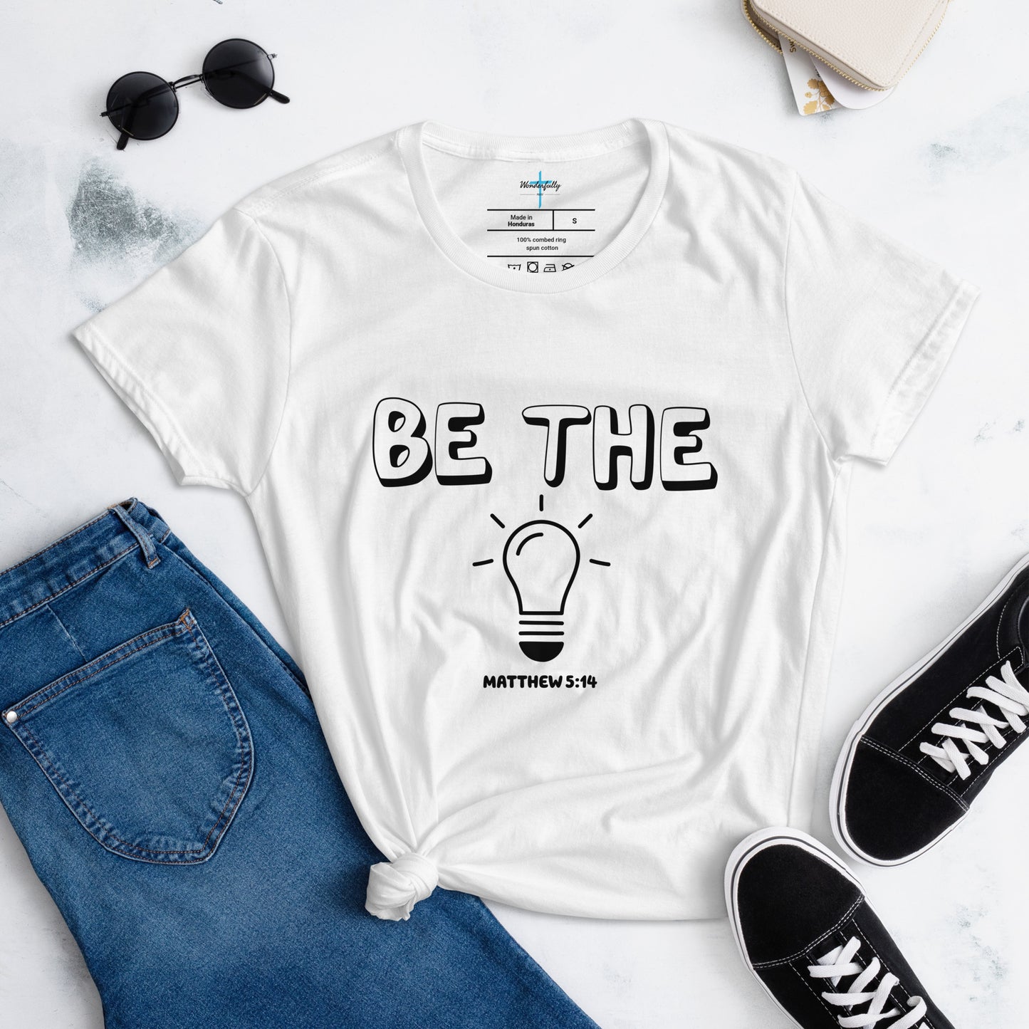 Be the Light - Women's short sleeve t-shirt